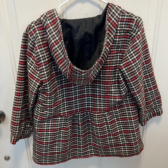 Volcom jacket large 3/4 sleeve hooded - Picture 5 of 5